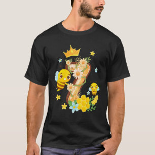 Biene Geburtstag 7 Jahre alt 7. Geburtstag Kinder T-Shirt