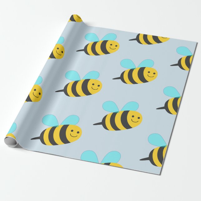 Biene Geschenkpapier (Ungerollt)