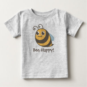 Biene glücklich! Hummel-Biene Baby T-shirt