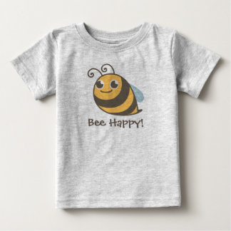 Biene glücklich! Hummel-Biene Baby T-shirt