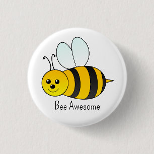 Biene großartig button