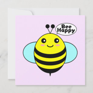 Biene Happy 2 Karte