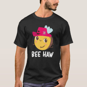 Biene Haw Vintage Cowgirl Biene Kinder Mädchen Jun T-Shirt