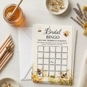 Biene Honig Junggesellinnen-Abschied-Bingo Spielka Einladung