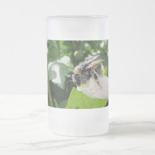 Biene im Sommer Mattglas Bierglas