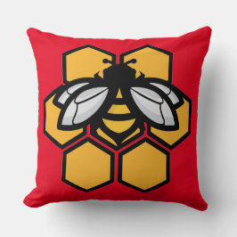 Biene in einem Bienenstock Kissen