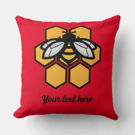 Biene in einem Bienenstock Kissen