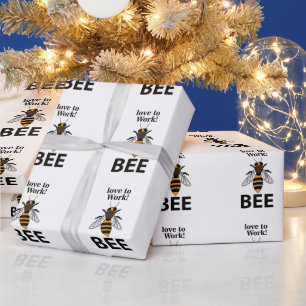 Biene Liebe Zur Arbeit Biene Geschenkpapier