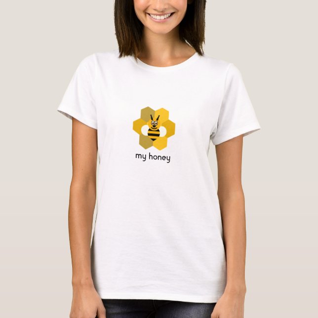 Biene mein HoneyT-Shirt T-Shirt (Vorderseite)