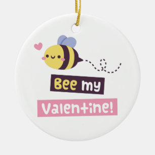 Biene Mein Valentin, Niedliche Liebe Pun Beichte Keramik Ornament