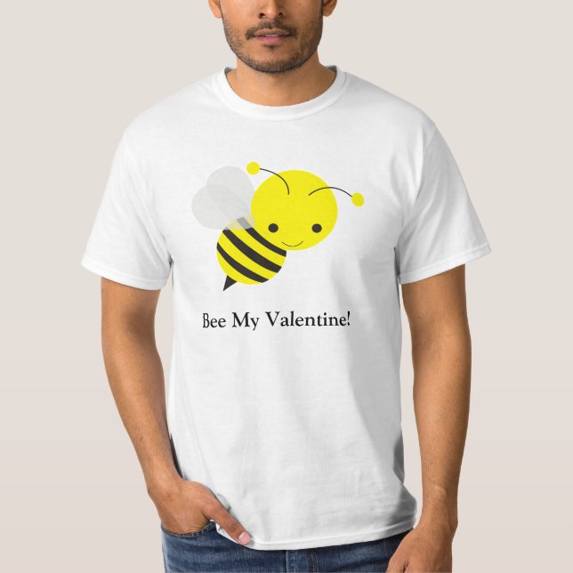 Biene mein Valentinsgruß T-Shirt (Vorderseite)