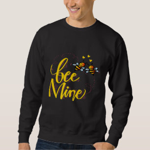 Biene meins die Bienen Retro-Stil Klima-Blume Sweatshirt