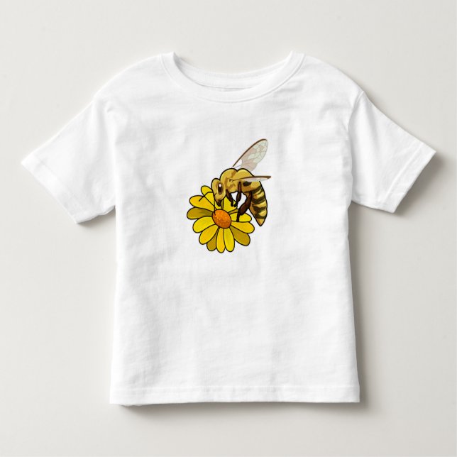 Biene mit Blossom Kleinkind T-shirt (Vorderseite)