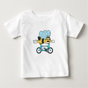 Biene mit Fahrrad Baby T-shirt