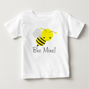 Biene My Valentine Baby Boy oder Girl Bumblebee T-shirt