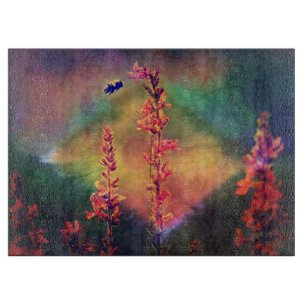 Biene N Wildblumen Diamantschneideplatine Schneidebrett