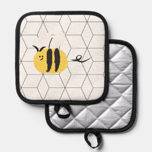 Biene, niedlich doodle topflappen