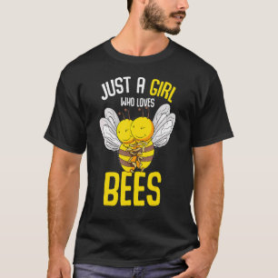Biene nur ein Mädchen, das Bienen Liebe T-Shirt