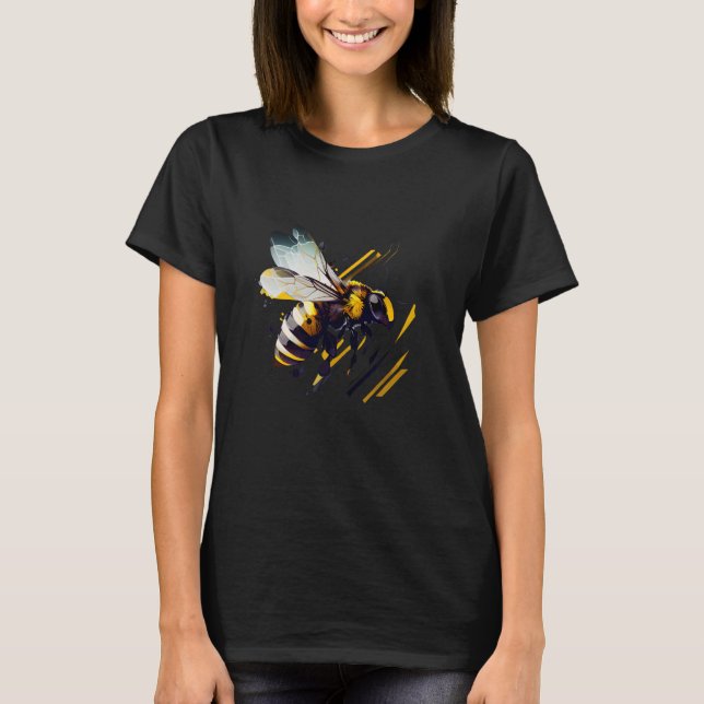 Biene oder Wespe - Imker im Sommerurlaub im G T-Shirt (Vorderseite)