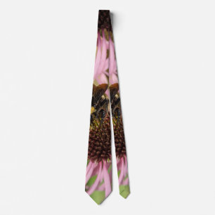 Biene on Black Mit Augen Susan Pano Neck Tie Krawatte