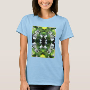 Biene on Bluebell Blume Abstrakt T-Shirt