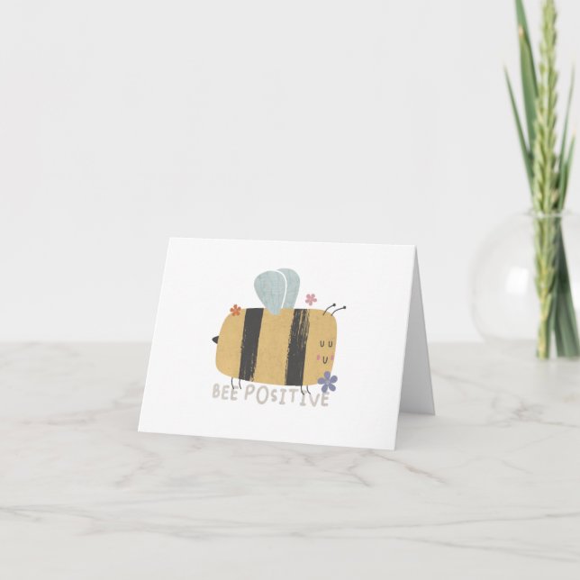 Biene positiv - Niedliche Bienenpuppe (Vorderseite)