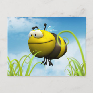Biene Postkarte