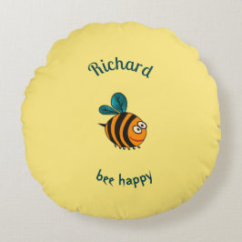 Biene Rundes Kissen