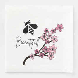 Biene schön serviette