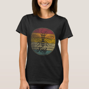 Biene Sei Nett - Vintage Liebe Frauen Kinder Männe T-Shirt