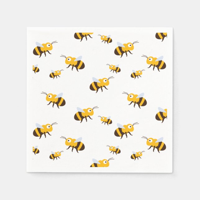 Biene Serviette (Vorderseite)