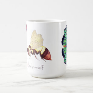 Biene sich kaffeetasse