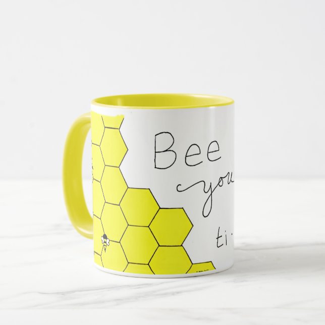 Biene Sie-tiful Tasse (Vorderseite Links)