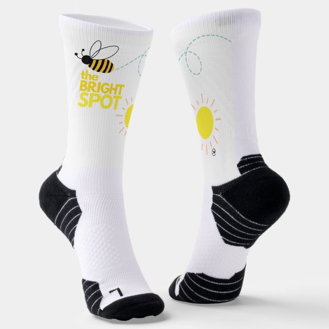 Biene the Bright Spot athletische Crew Socken (Gewinkelt)