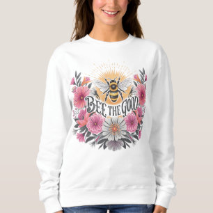 Biene the Good Floral Retro Sweatshirt