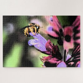 Biene und Blume 20x30 1014 PCI Puzzle