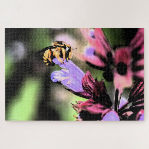 Biene und Blume 20x30 1014 PCI Puzzle
