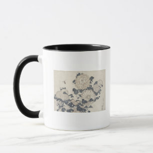 Biene und Chrysanthemen Tasse