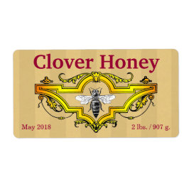 Biene und Clover Golden Honey Jar