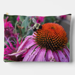 Biene und Kegelblumen-Drucktasche zum Schneiden un Zubehörtasche