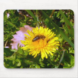 Biene und Kronen Mousepad