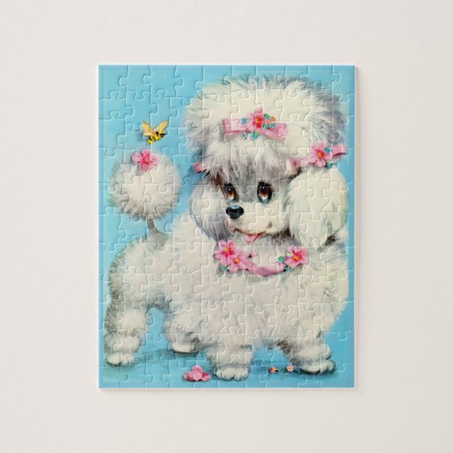 Biene und Poodle Puzzle (Vertikal)