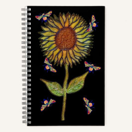Biene Und Sonnenblumen Notizbuch