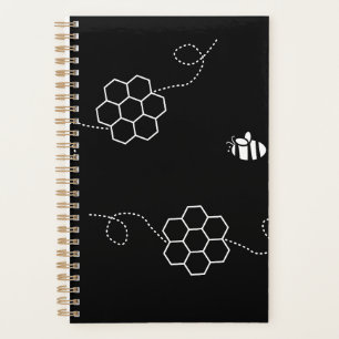 Biene verursacht Minimalistische Bienen & Honeycom Planer