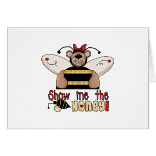 Biene zeigen mir den Honig