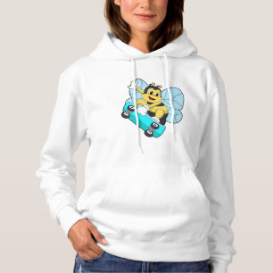 Bienen als Skater mit Skateboard Hoodie
