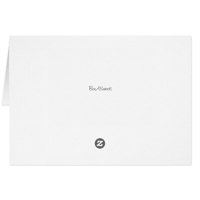 Bienen auf Bienenwabe (Rückseite Horizontal)