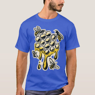 Bienen auf einem Honigkamm T-Shirt
