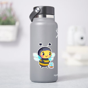 Bienen-Aufkleber für Wasserflasche Aufkleber