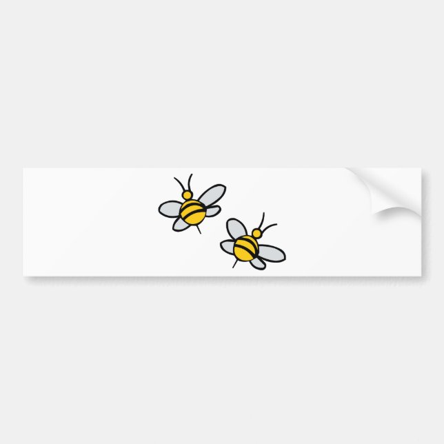 Bienen Autoaufkleber (Vorne)